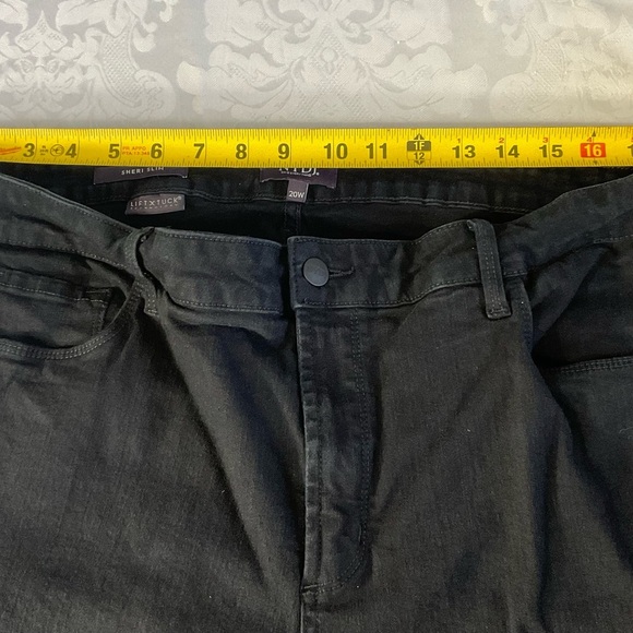 Nydj Sheri Black Slim Jean Women's Size 20W New Without Tags - Picture 4 of 5